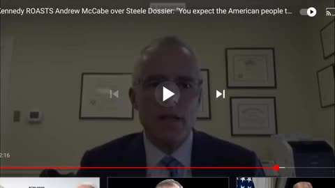 Senator Kennedy smashes McCabe. How did these guys make it through the birth canal!