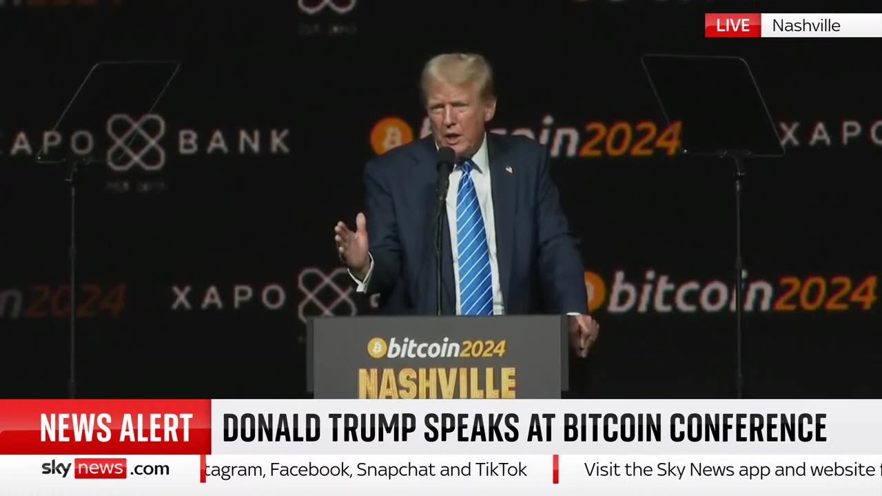 Donald Trump's Bitcoin conference speech in full