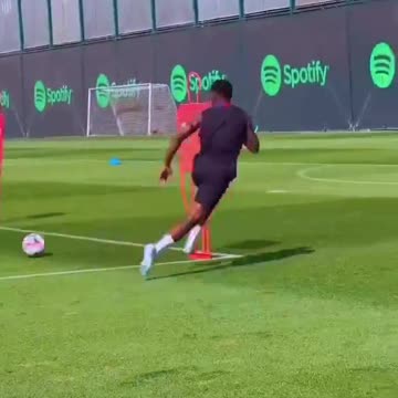 The training plan of Ansu Fati is quite explosive