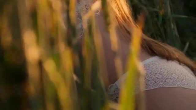 The most beautiful Ukrainian model! Background of nature.