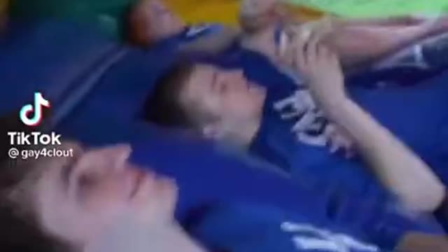 Deflating A Bouncy House While Being Inside