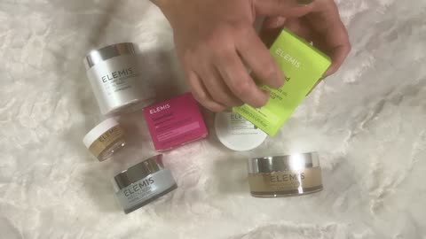 NEW Elemis Skincare Collection ASMR Tapping & Scratching *NO TALKING*