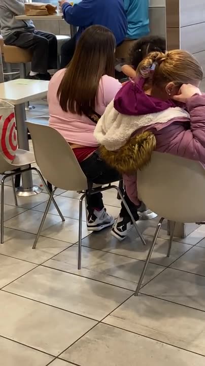 Red Thong Slip at McDonalds