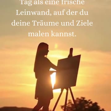 Jeder Tag ist eine neue Chance