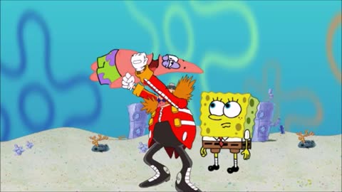 Patrick fights himself but its Eggman-Meme Mentom