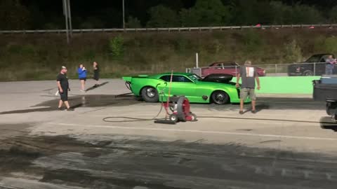 Chevrolet Camaro ProMod Drag Racing Burnout