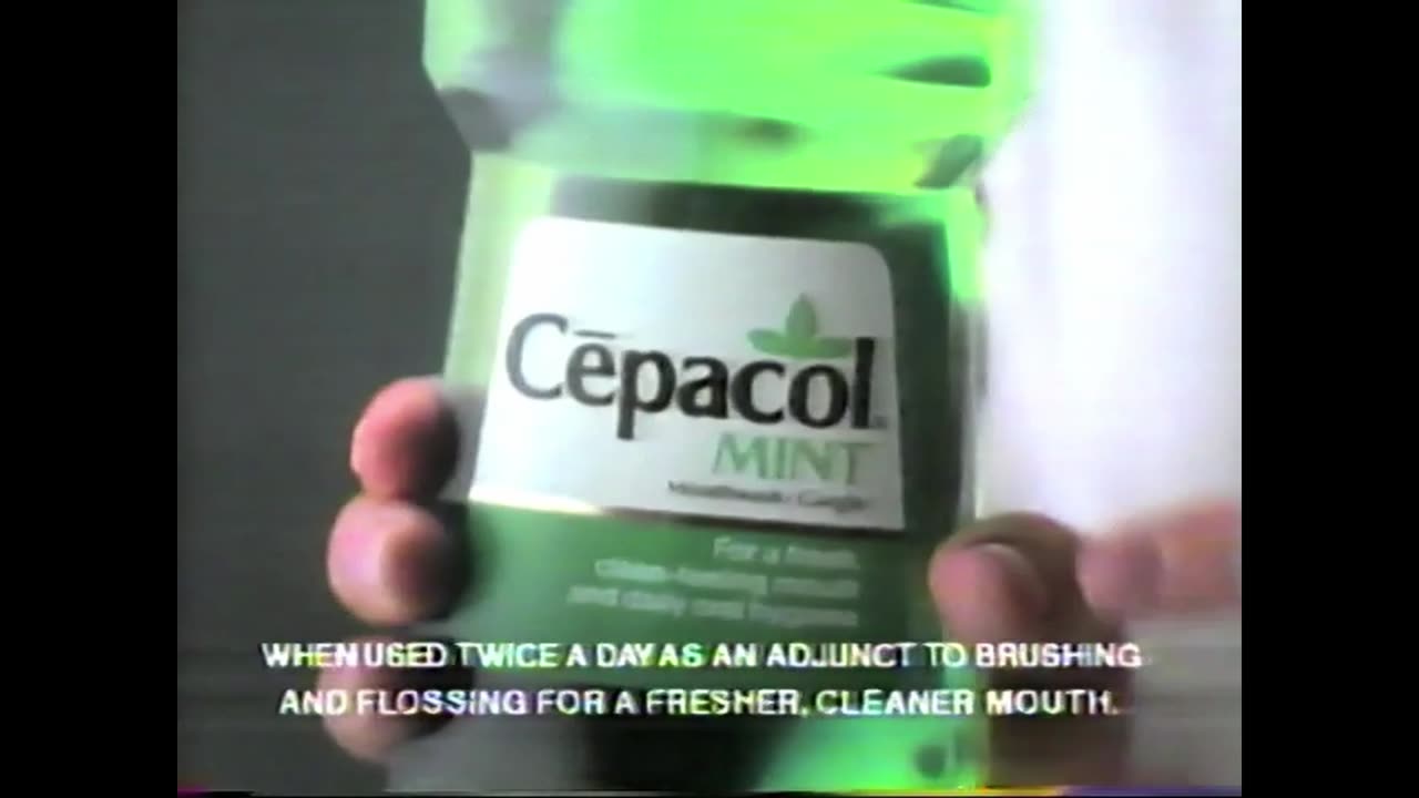 Cepacol Mint Mouthwash Commercial (1989)