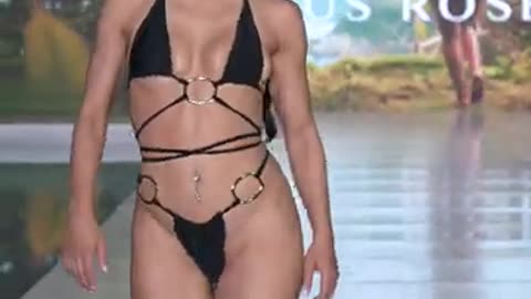 4K Vertical] Milus Rose Swimwear Part-1 | 2024 Miami swim week | Miami Swim Week -The Shows