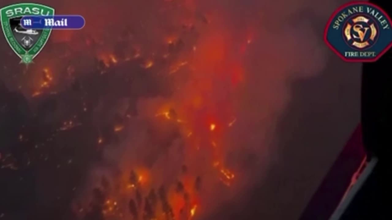 Whole of Washington State is under inferno alert as wildfires continue to burn