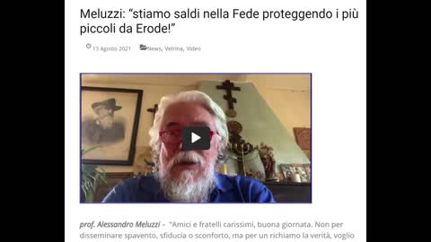 Stiamo saldi nella Fede proteggendo i pió piccoli da Erode! dice Meluzzi