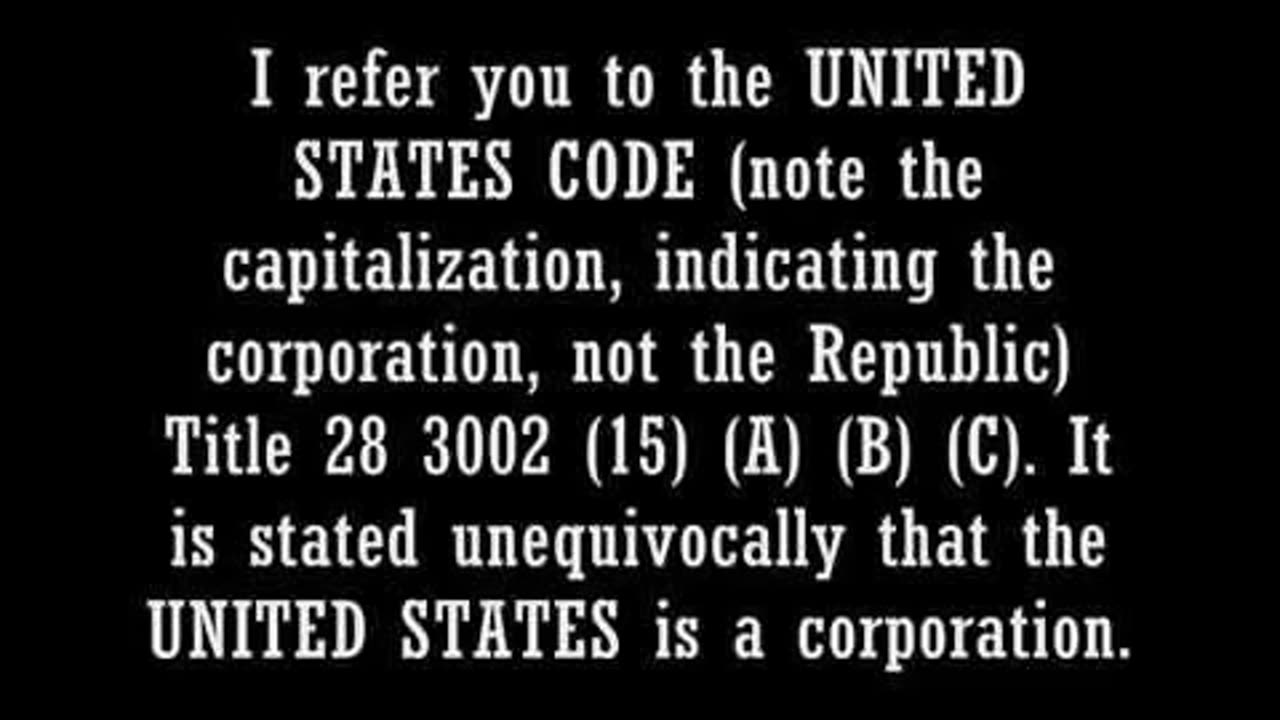 Jordan Maxwell - The U.S. Is a Corporation