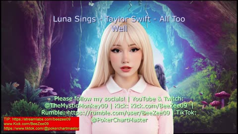 LUNA the AI Sings 🎤 Taylor Swift - All Too Well 🔥✨