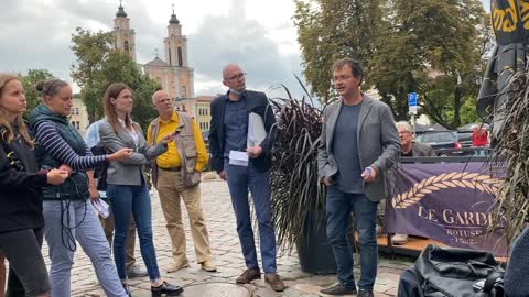 Vilniaus gatvės rekonstrukcija / diskusija Vilniaus ir M. Valančiaus gatvių sankryžoje / 2021-08-18