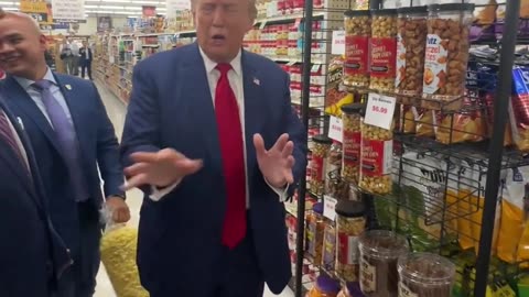 Trump buying some Popcorn!