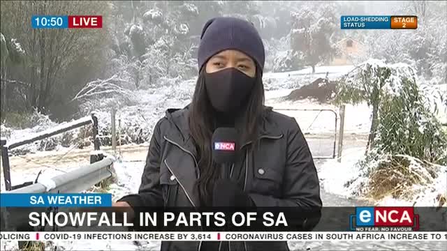 First Ever Snow Around Parts Of Africa(South Africa)