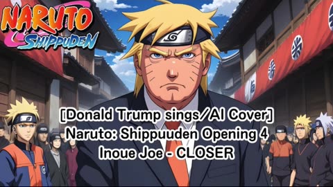 [Donald Trump AI Cover] Naruto: Shippuden Opening 4 Joe Inoue - Closer