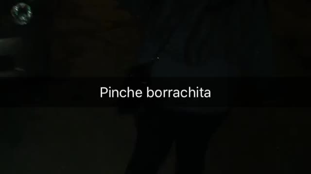 Drunk girl tripping