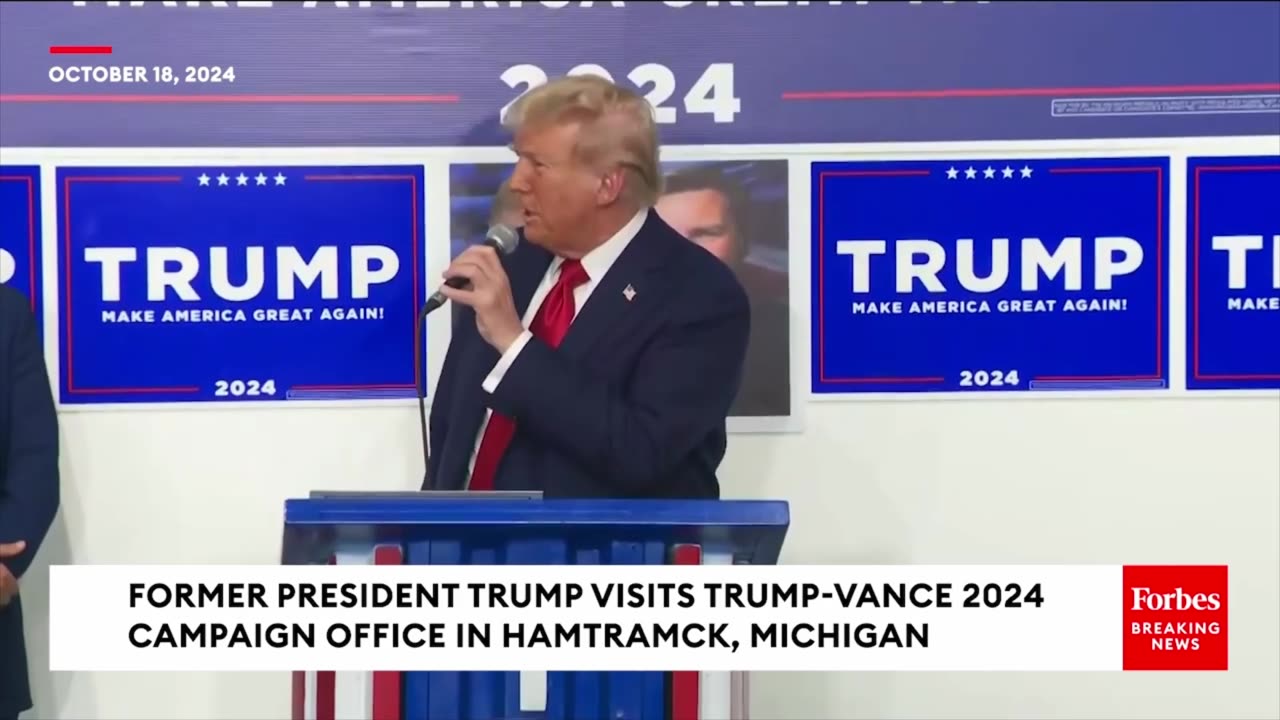 Donald Trump Mayor Hamtramck Michigan 10/18/24