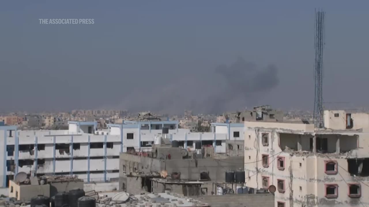 Smoke rises in southern Gaza as Blinken travels to region in attempt to seal cease-fire deal