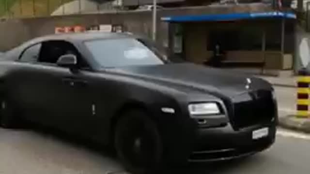 black rolls Royce massive car video