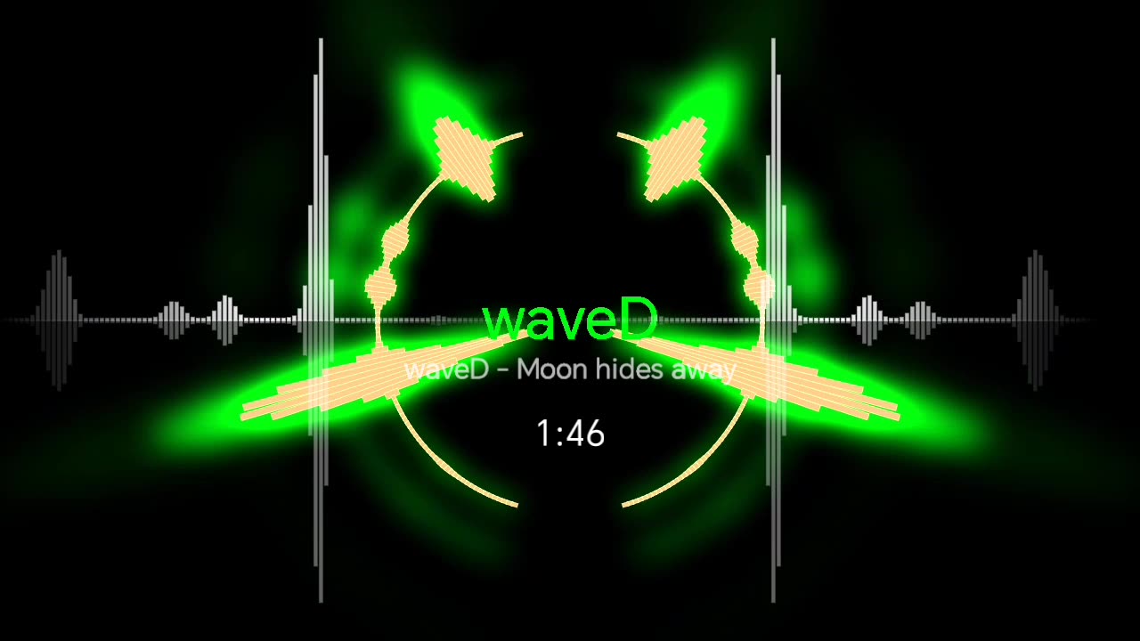 waveD - The Moon Hides Away 🌒 | AI-Generated Melody 🎵 | AI-Music