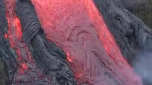 Hawaii Volcano Real Footage