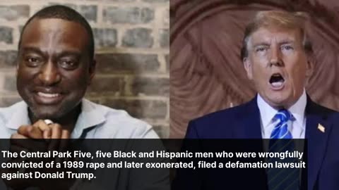 Central Park Five sue Trump for defamation over debate remarks