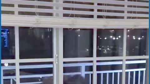 A possessed woman breaks into an apartment and almost got