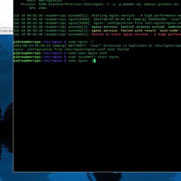 Nginx Failed to start A high performance web server #nginx #raspberrypi5 #raspberrypi4 #linux