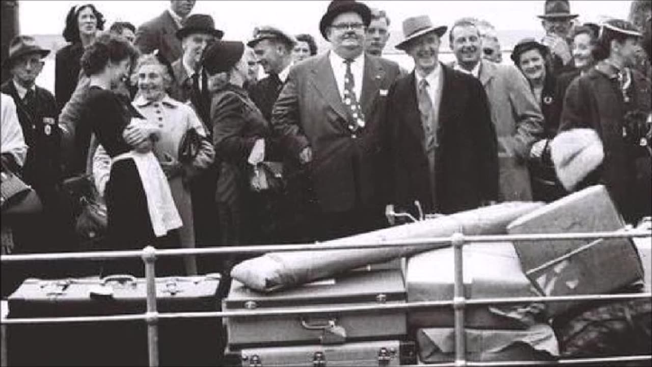 Laurel & Hardy in Cobh in 1953