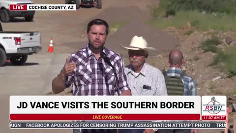 JD Vance at the Southern Border: "You effectively have an open border"