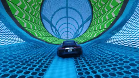 GTA 5 Mega Ramp Car Crashes - The End Will Shock you.