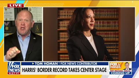 Tom Homan : Kamala Harris being president is our worst nightmare