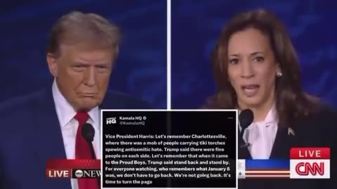 Debate clips Trump Harris