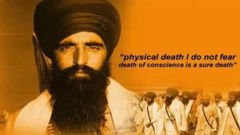 ਸੰਤ ਦੇ ਹੱਥ ਵਿੱਚ ਫੜੇ ਹੋਏ ਤੀਰ ਦਾ ਸੰਕੇਤ -ਲਵਸ਼ਿੰਦਰ ਸਿੰਘ ਡੱਲੇਵਾਲ p-