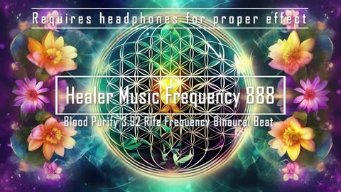 Blood Purify 3.92 Hz Rife Frequency Binaural Beat Meditation Music