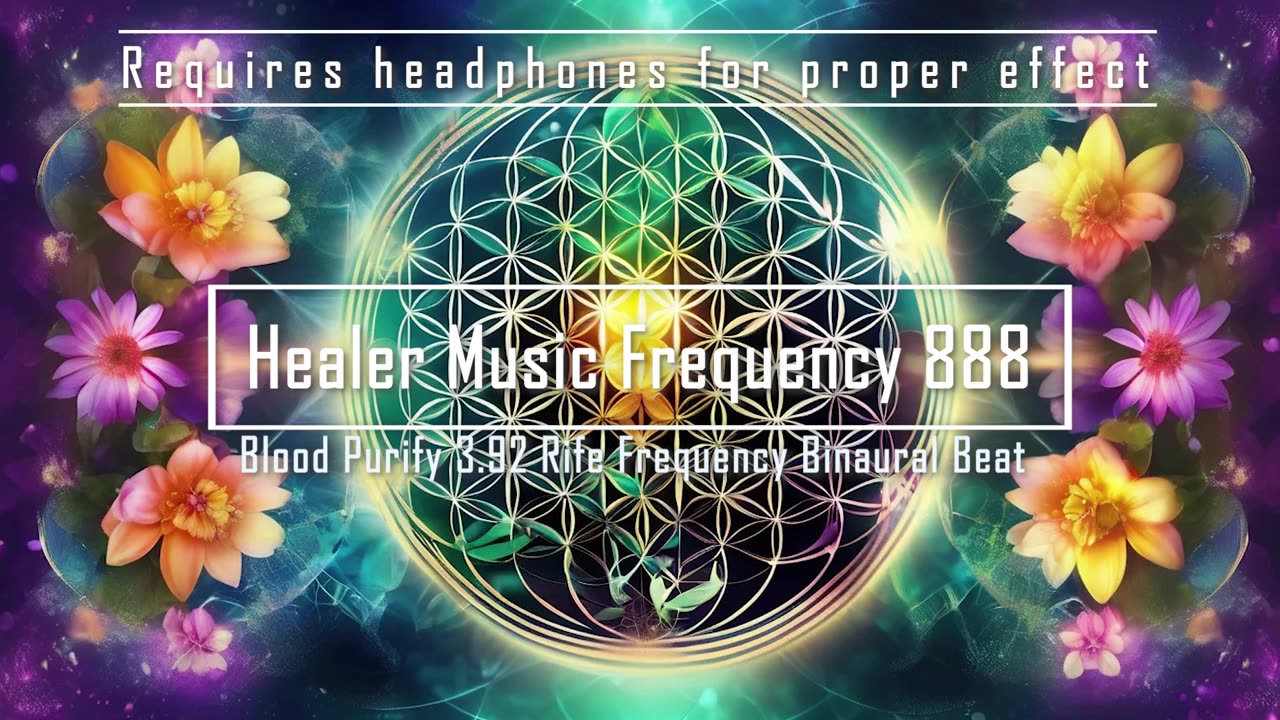 Blood Purify 3.92 Hz Rife Frequency Binaural Beat Meditation Music