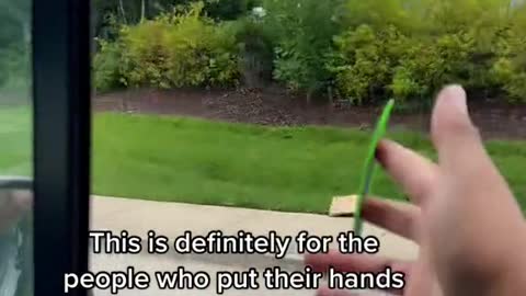 This is definitely for the people who put their hands out the window