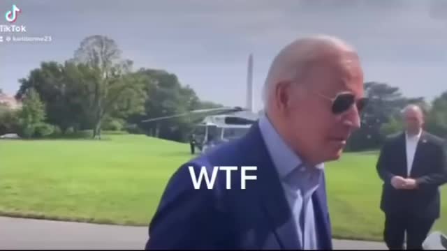 JOE BIDEN: "My butt's been wiped"