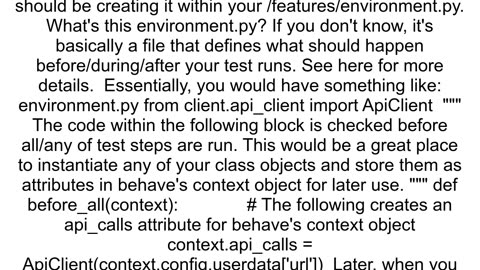 Behave Accessing contextconfig variables outside of step definitions