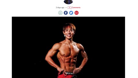 Jason W Chan's Take - Freedom Fighter: Japanese bodybuilder sleeps only 30 minutes a night