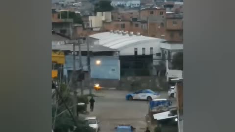 spirit of death in a favela in Rio de janeiro