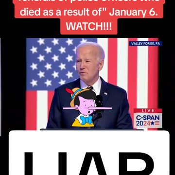 "Jill and I attended the funerals of police officers who died as a result of" January 6.