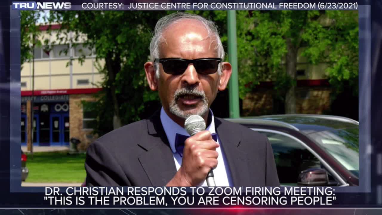 Professor of Surgery Dr. Francis Christian fired in Canada for advocating for children