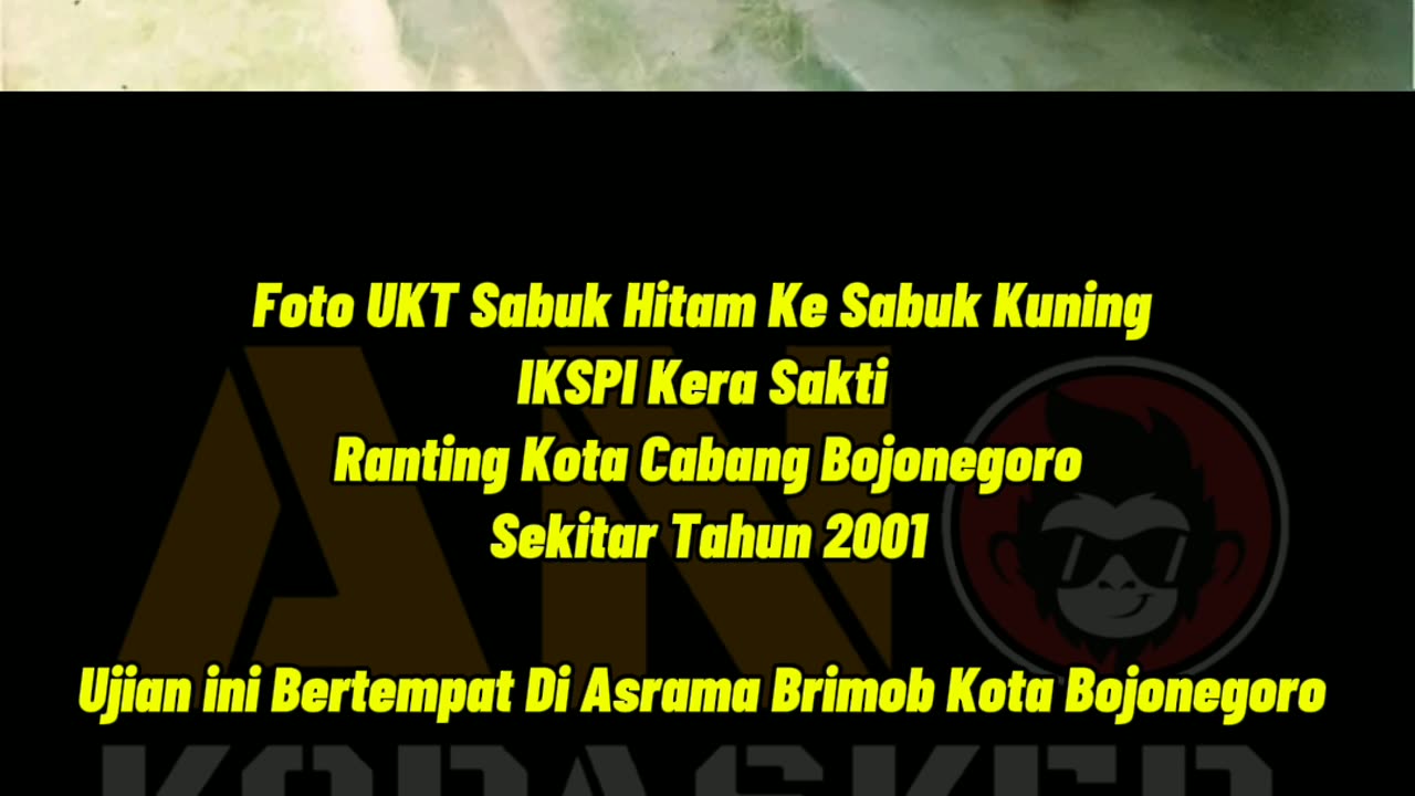 Foto UKT Sabuk Hitam Ke Sabuk Kuning IKSPI Kera Sakti Ranting Kota Cabang Bojonegoro Tahun 2001