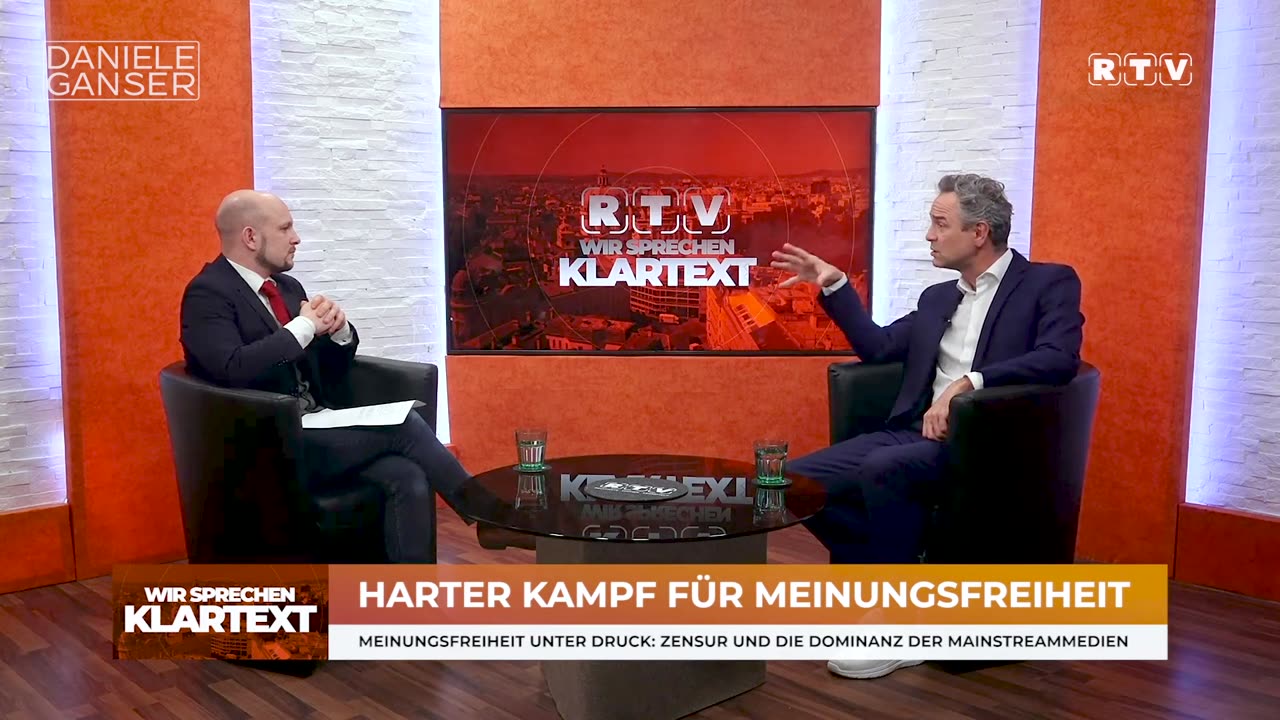 Harter Kampf für Meinungsfreiheit: Dr. Daniele Ganser zu Gast bei "Wir sprechen Klartext"