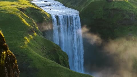 Skógafoss from a different perspective. A must-visit in Iceland *