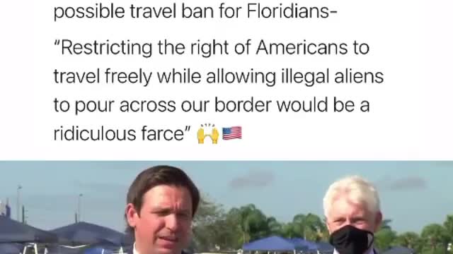 The idea of shutting travel down to Florida is horrendous