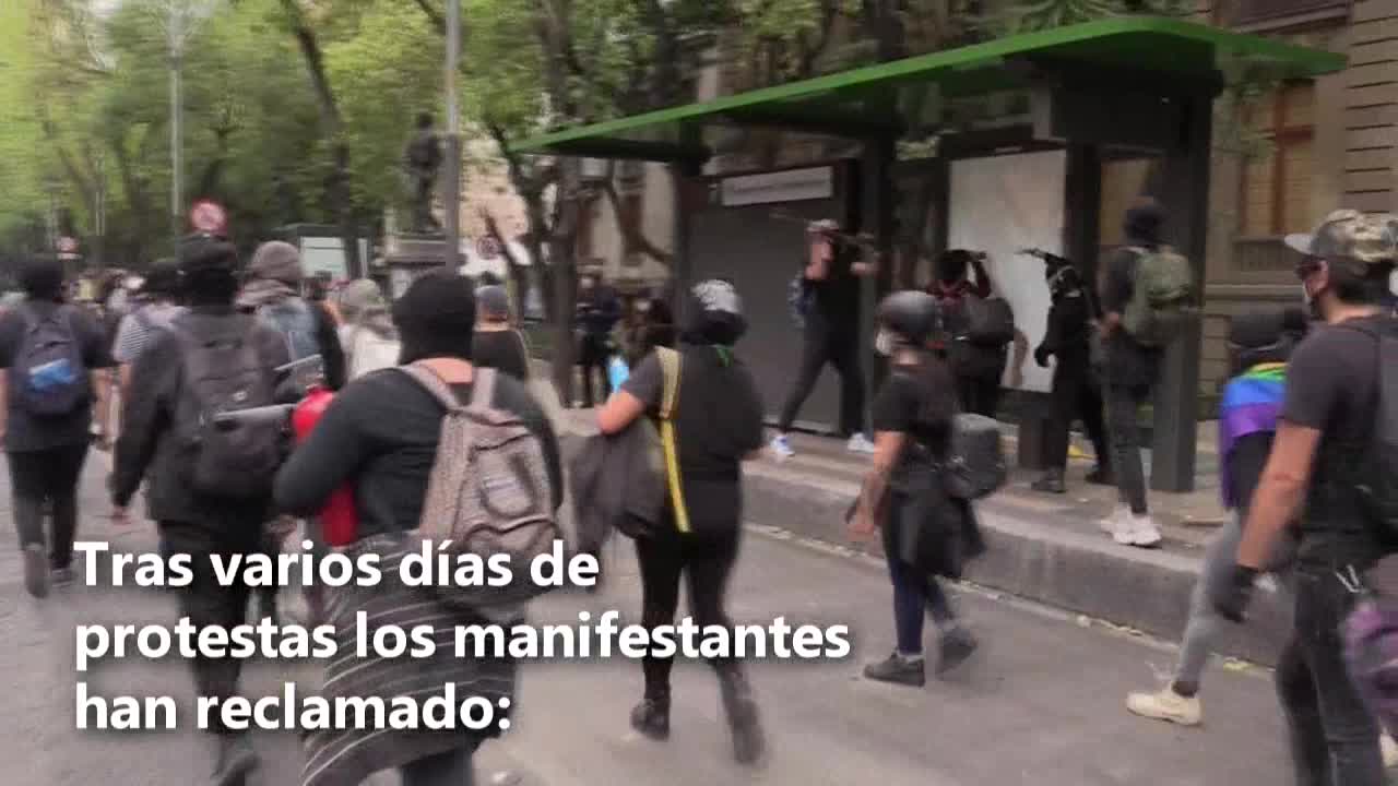 Disturbios en México contra violencia policial