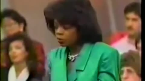 When a satanic abuse victim appeared on the Oprah Winfrey Show. You won't see this anymore.